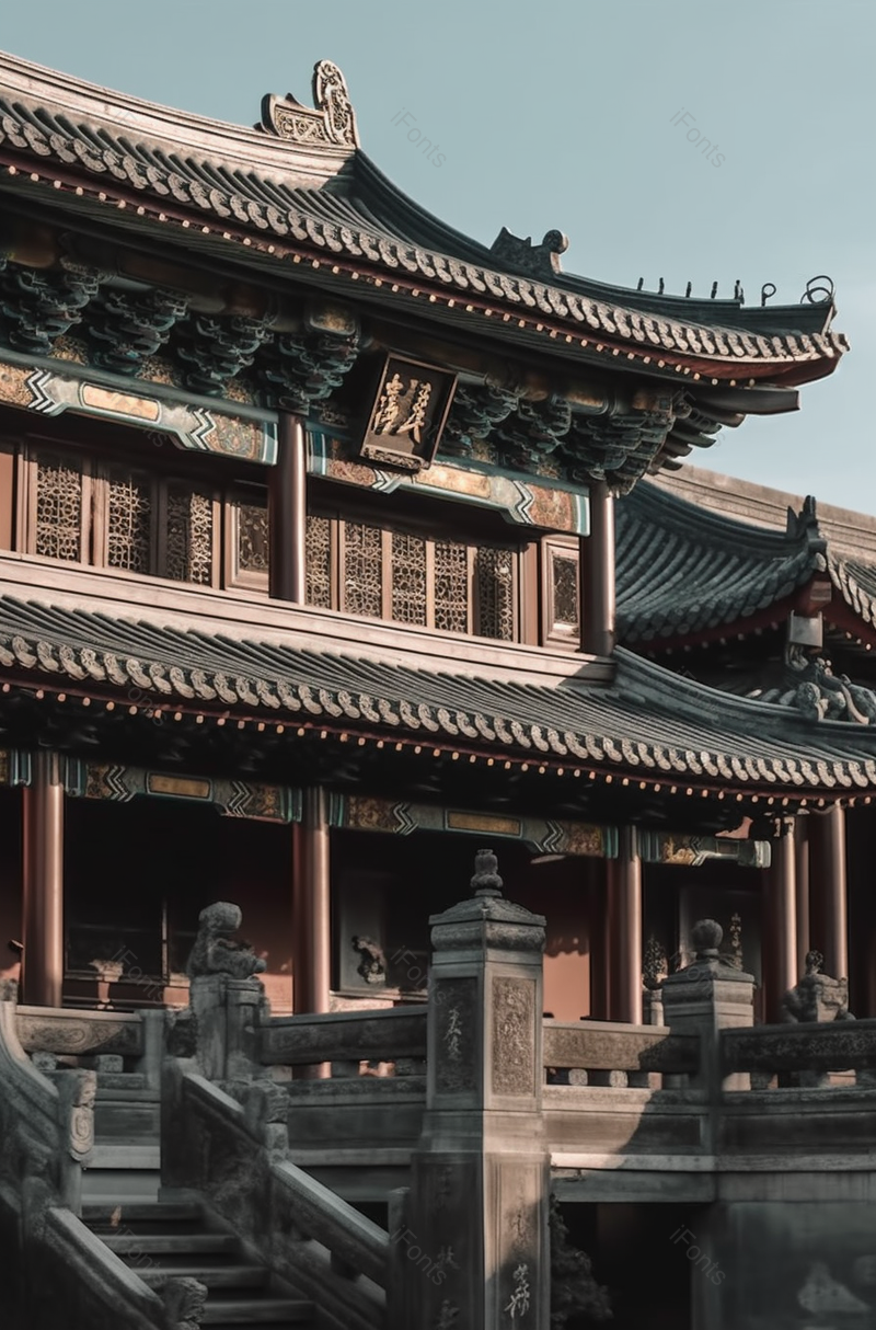 大开元寺寺庙阁楼建筑景观摄影图,高清,摄影图,摄影图片,图片大全,摄影图免费下载